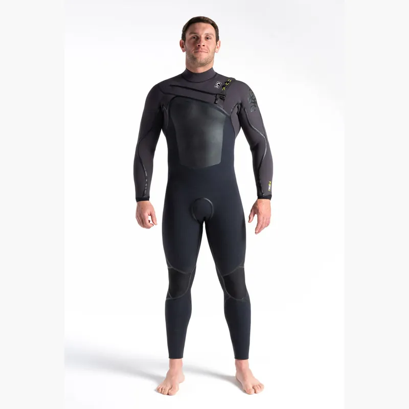 C-Skins Mens Wired 5/4 Chest Zip Wetsuit Black